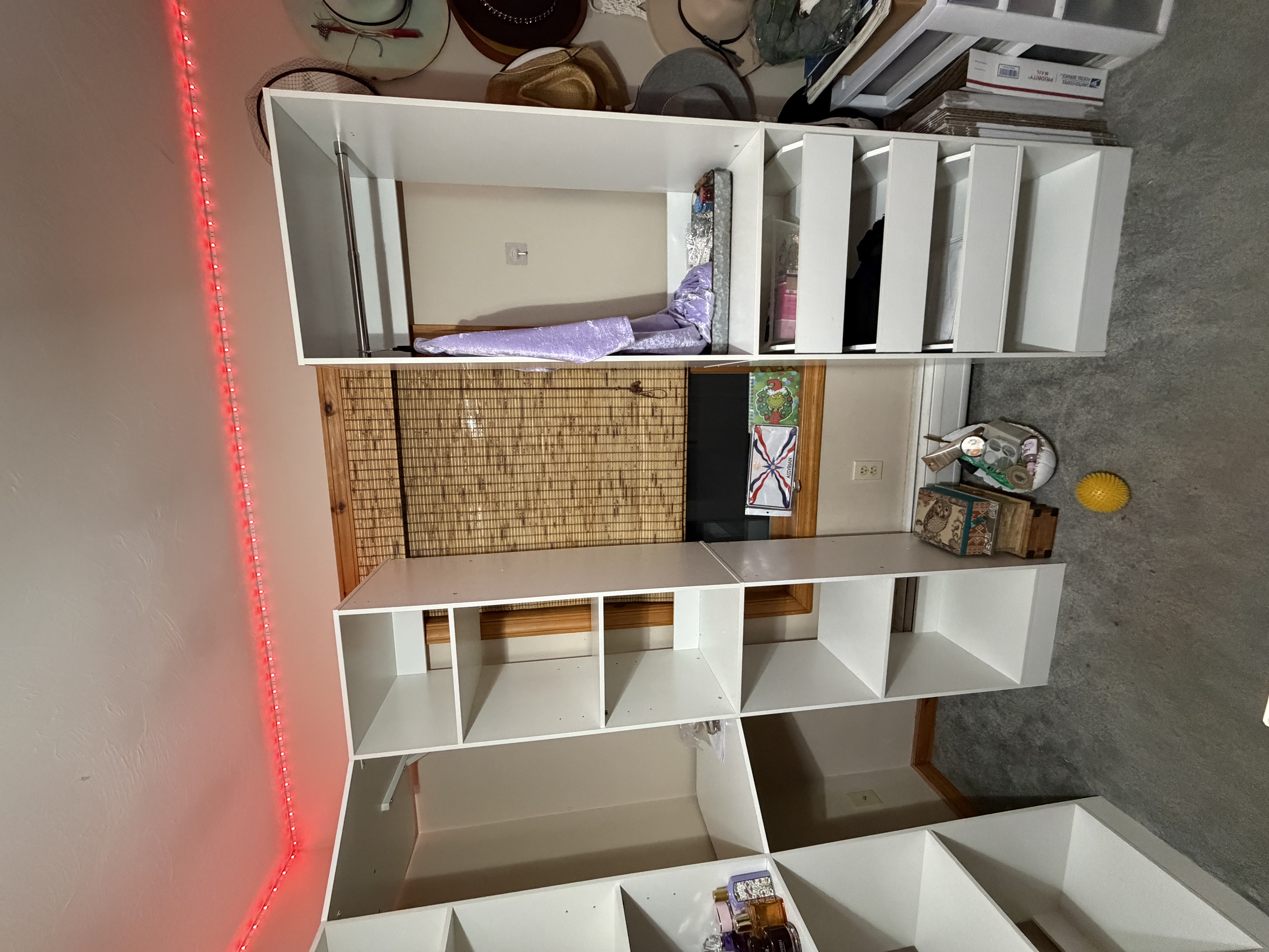 Custom closet shelving built in NH handyman