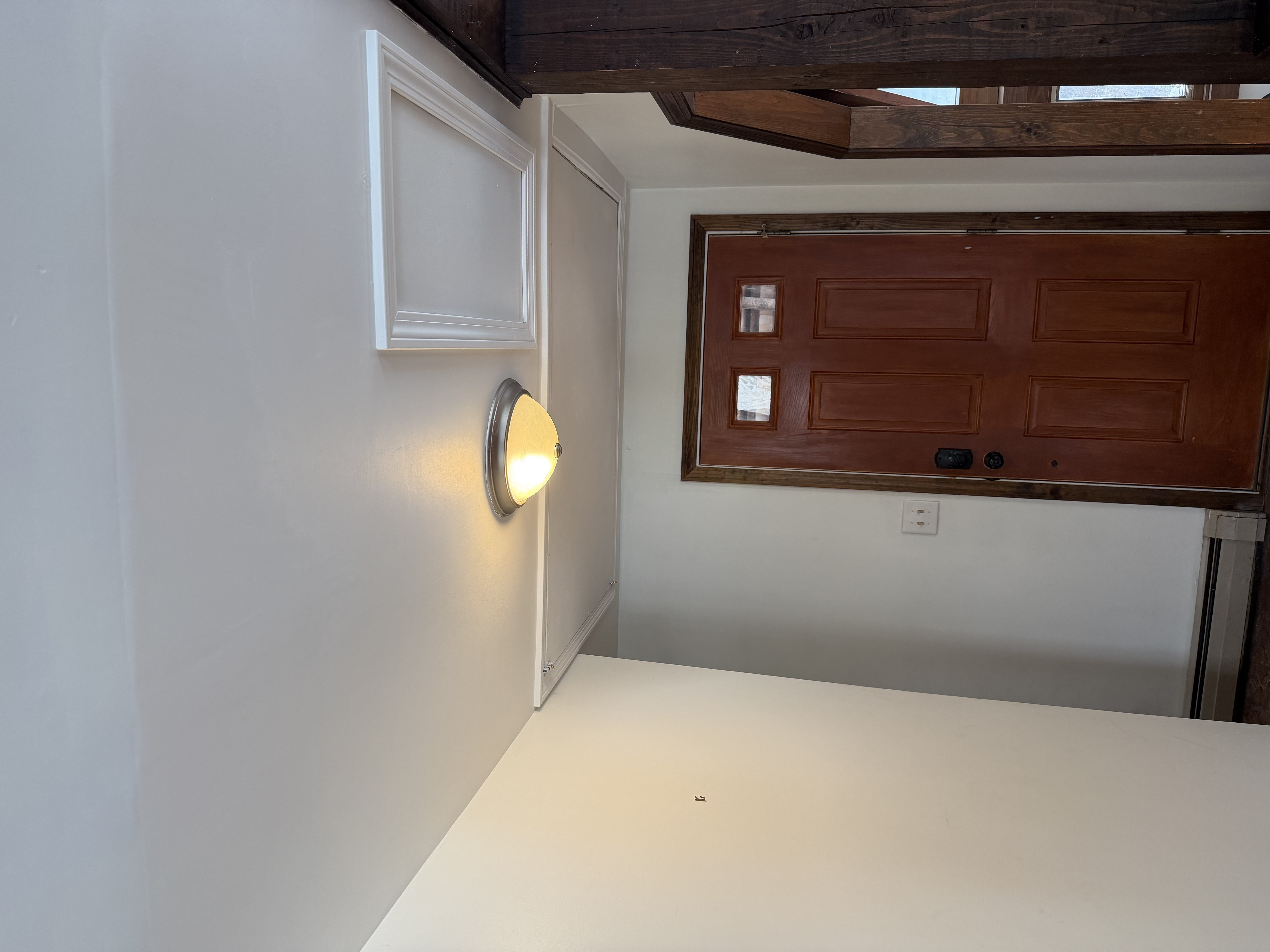 Drywall ceiling trim molding and light fixture NH handyman