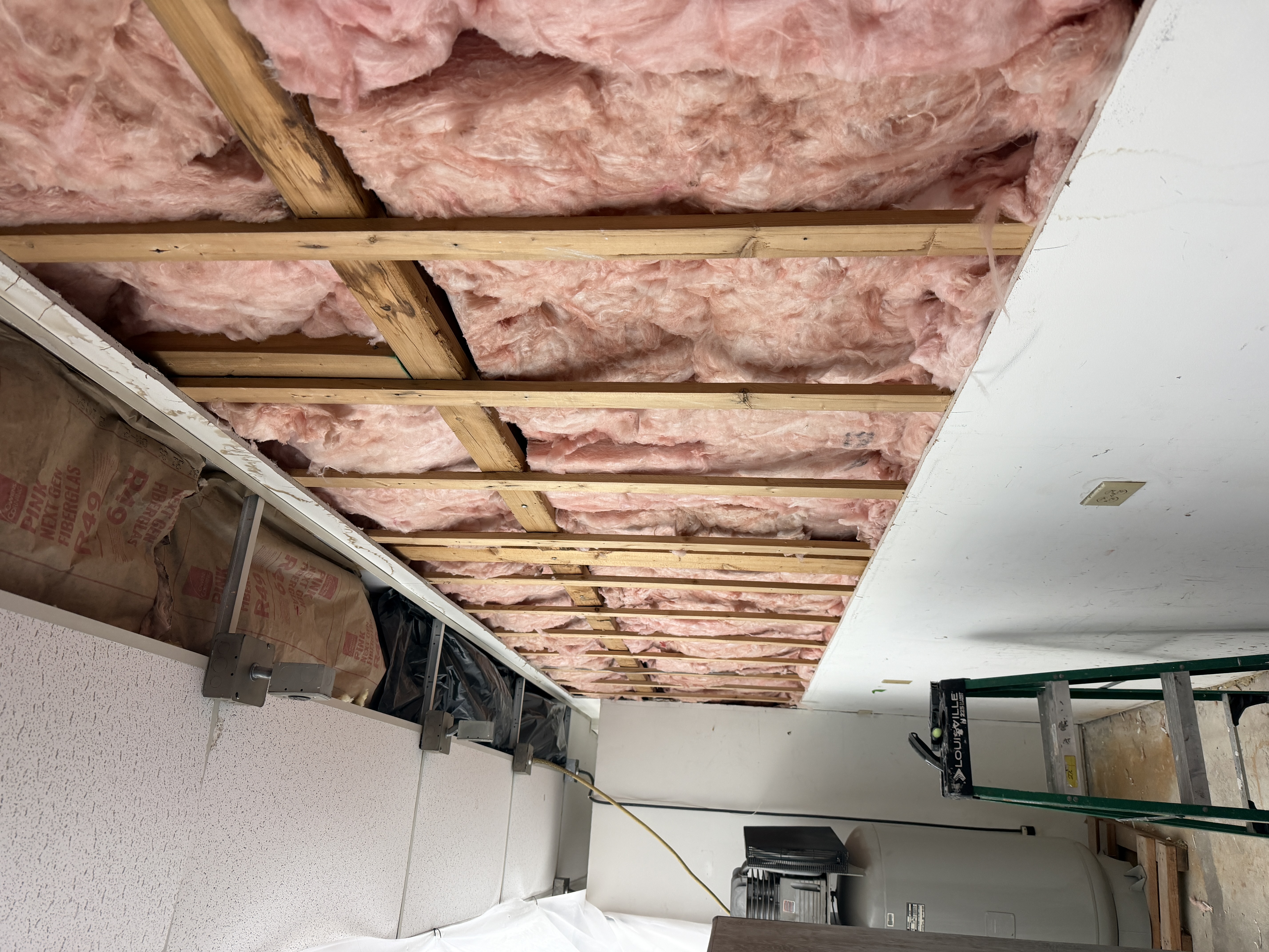 Commercial insulation framing water damage repair NH
