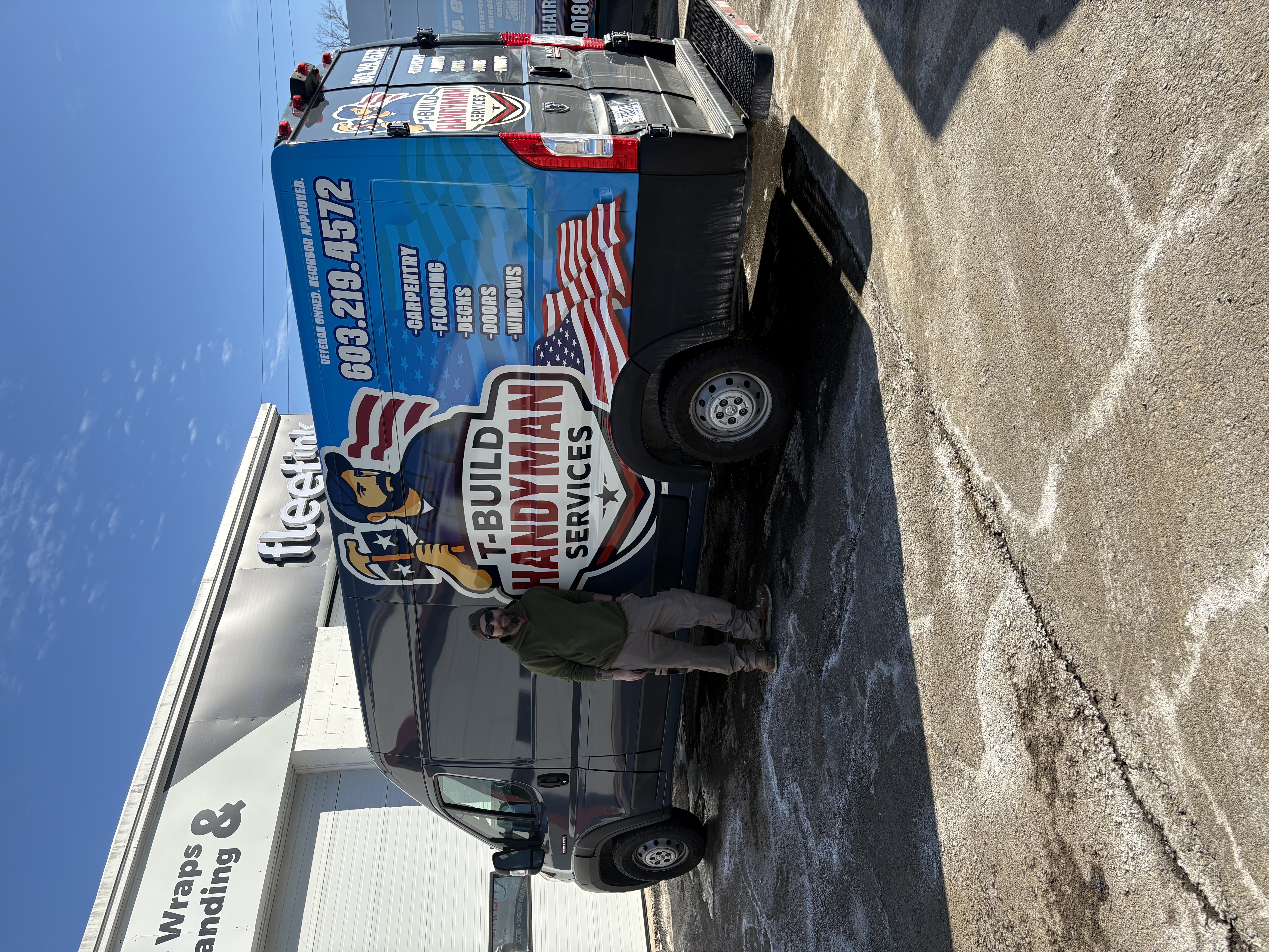 TJ Talbot owner T-Build Handyman Services NH